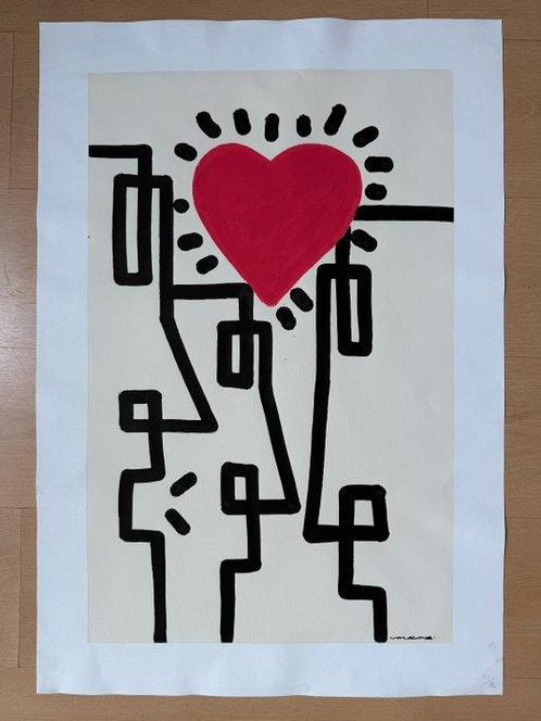 MrKas (1980) - “The Talk of Love“, Antiek en Kunst, Kunst | Schilderijen | Modern