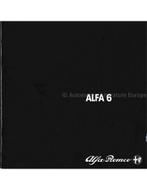 1983 ALFA ROMEO ALFA 6 BROCHURE NEDERLANDS, Boeken, Nieuw