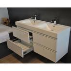 Badkamermeubelset Wiesbaden Sigid 120x46x58 cm MDF Hoogglans, Doe-het-zelf en Bouw, Sanitair, Ophalen of Verzenden, Nieuw, Bad
