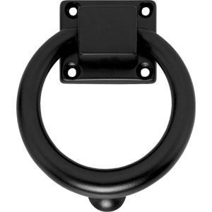 Intersteel Deurklopper rond 107mm mat zwart, Doe-het-zelf en Bouw, Hang- en Sluitwerk, Ophalen of Verzenden