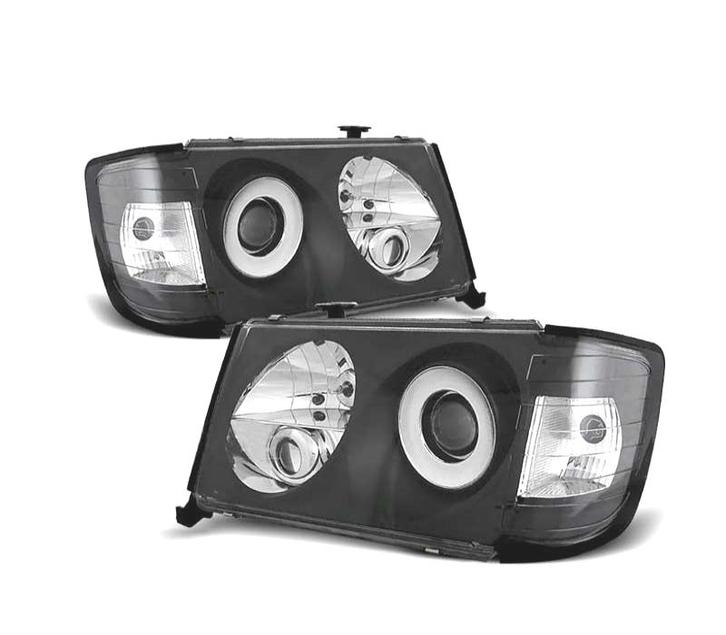 PHARES MERCEDES CLASSE E W124 85-93 FOND NOIR, Autos : Pièces & Accessoires, Éclairage, Envoi