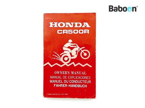 Instructie Boek Honda CR 500 R (CR500R) (36KA5620), Motos, Pièces | Honda, Envoi