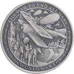 Verenigde Staten. Silver medal 2019 World War I - Patriot, Postzegels en Munten, Munten | Europa | Niet-Euromunten