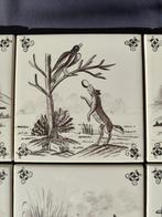 Art Deco Tegel (19) - Fabels van La Fontaine –, Antiquités & Art