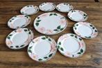 Villeroy & Boch METTLACH - Handgeschilderd - Bord (10) -, Antiek en Kunst