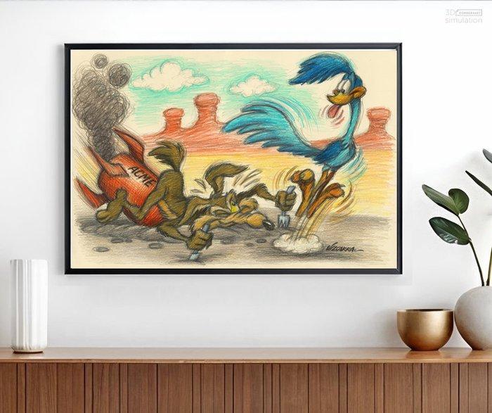 Joan Vizcarra Pencil drawing - Road Runner & Wile E. Coyote:, Cd's en Dvd's, Dvd's | Tekenfilms en Animatie