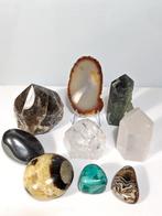 822 g - Verzameling gepolijste natuurlijke stenen,, Verzamelen, Mineralen en Fossielen