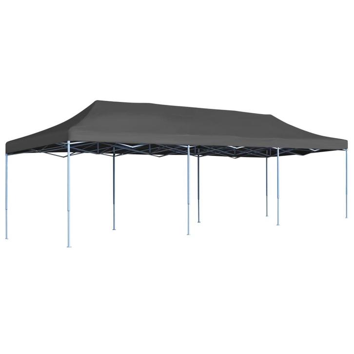 vidaXL Vouwtent pop-up 3x9 m antraciet, Tuin en Terras, Partytenten, Nieuw, Verzenden