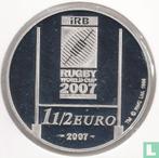 Frankrijk 1½ euro 2007 (PROOF) Rugby World Cup, Postzegels en Munten, Munten | Europa | Euromunten, Verzenden, Losse munt, Goud