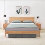 vidaXL Opbergbox 70x40x18 cm stof antracietkleurig, Verzenden