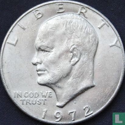Verenigde Staten 1 dollar 1972 (D), Postzegels en Munten, Munten | Amerika, Losse munt, Zilver, Verzenden