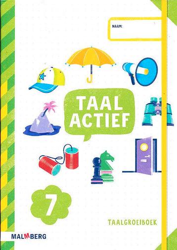 Taal Actief versie 5 Taalgroeiboek groep 7 (thema 1-8) disponible aux enchères