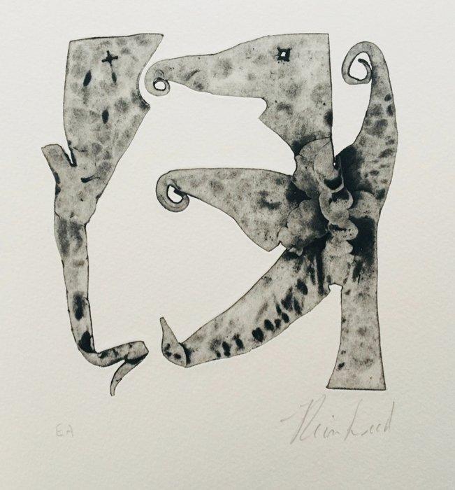 Reinhoud (1928-2007) - L0uragan - Gravure originale signée, Antiek en Kunst, Antiek | Overige Antiek