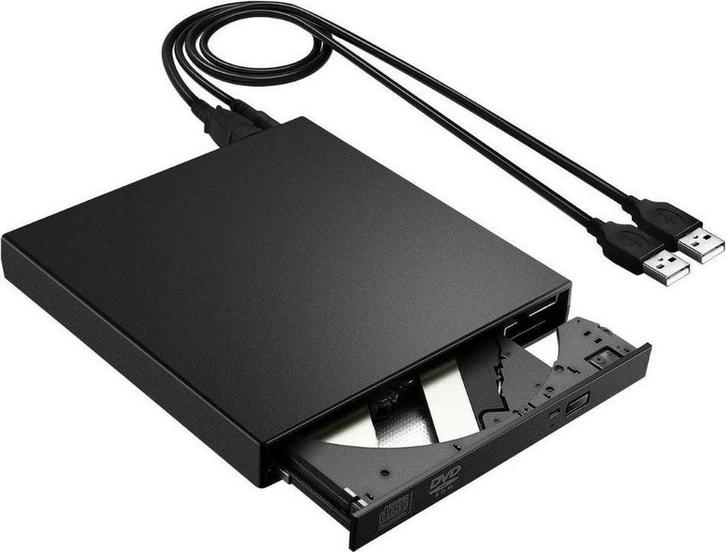 DrPhone USB 2.0 Slim Portable Optical Drive – CD / DVD-RW –, Audio, Tv en Foto, DVD spelers, Nieuw, Verzenden