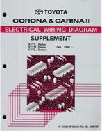 1990 TOYOTA CORONA | CARINA II ELECTRISCHE (SUPPLEMENT)