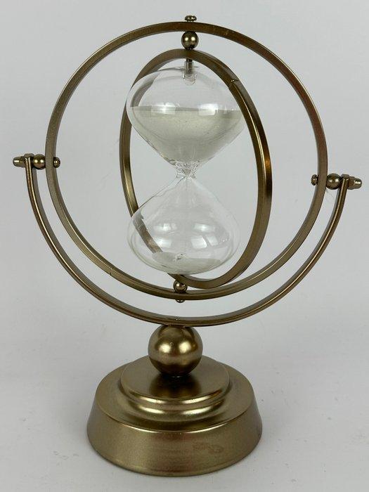 Decoratief ornament - België - Een zandloper op standaard, Antiek en Kunst, Curiosa en Brocante