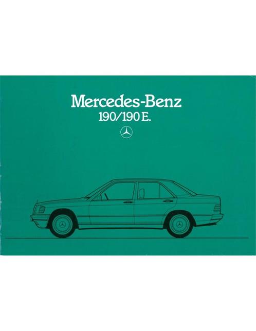 1985 MERCEDES BENZ 190 BROCHURE NEDERLANDS, Livres, Autos | Brochures & Magazines, Enlèvement ou Envoi