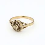 Bague - 14 carats Or jaune - Bague diamant/rosette, Bijoux, Sacs & Beauté, Bagues