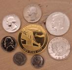 Wereld. Collection of coins and banknotes Various (Zonder, Postzegels en Munten