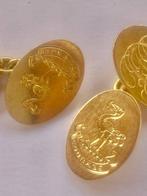 18 karaat - Geel goud - Manchetknopen, Antiek en Kunst