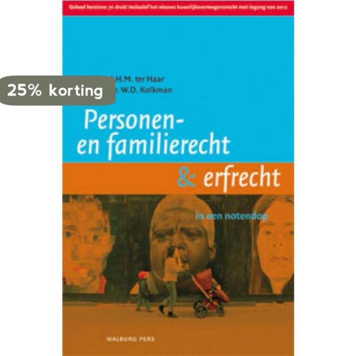 Personen- en familierecht & erfrecht 9789057305382, Livres, Science, Envoi