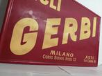 Gerbi - fietsen - Italië 1950s - Reclamebord - IJzer, Antiek en Kunst