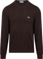 Lacoste Pullover Donkerbruin maat Maat 52/54 (L) Heren, Verzenden