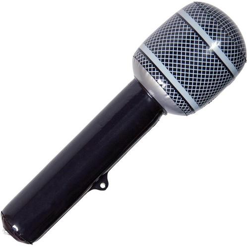 Opblaasbare Microfoon 32cm, Hobby en Vrije tijd, Feestartikelen, Nieuw, Verzenden