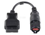 Jaltest Hyster 8 Pins OBD - 16 Pins OBD2 Verloopkabel Werkvo, Verzenden, Nieuw