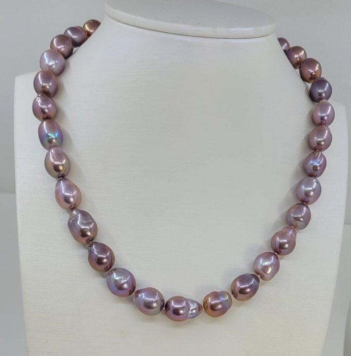 Zonder minimumprijs - Halsketting 10x12 mm paarse, Handtassen en Accessoires, Kettingen