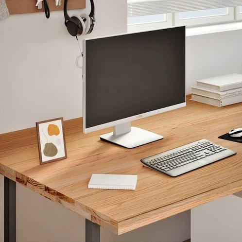 vidaXL Bureaublad rechthoekig 200x90x4 cm massief eikenhout, Huis en Inrichting, Bureaus, Nieuw, Verzenden