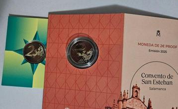 Espagne, Portugal. 2 Euro 2025 Proof (Sans Prix de Réserve)