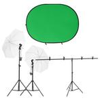 vidaXL Fotostudioset met verlichtingsset en, Audio, Tv en Foto, Verzenden, Nieuw