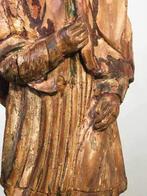 Beeld, Scultura legno ex policroma figura cardinale XVII