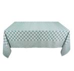 Nappe Carreaux Vert et Blanc 140x240cm 100% Coton - Treb WS, Maison & Meubles, Verzenden