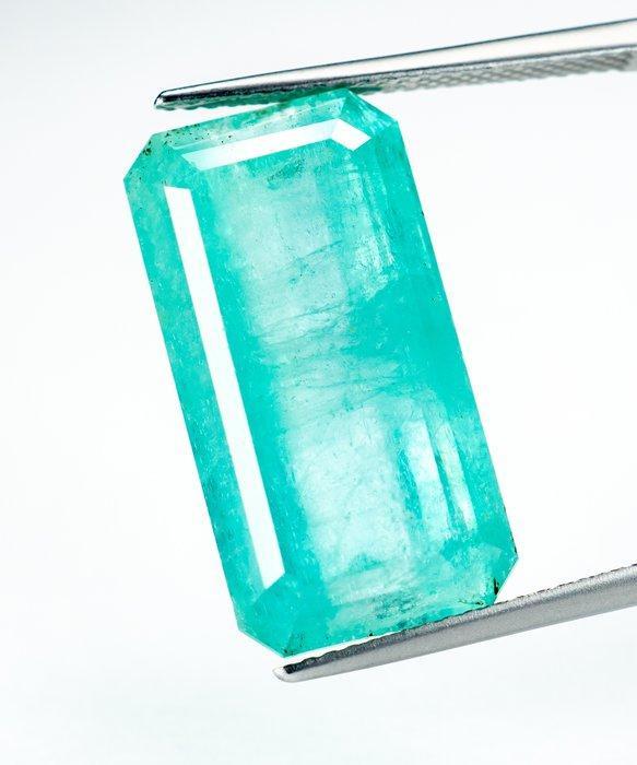 Zonder minimumprijs Smaragd - 21.43 ct - Bellerophon Gemlab, Handtassen en Accessoires, Edelstenen
