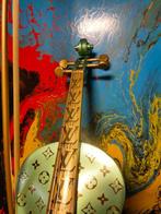 fp pop art - Louis vuitton violon vert avocat snake tailart, Antiquités & Art