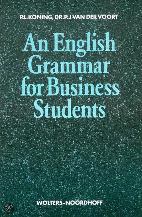 English grammar for business students 9789001482039, Livres, Livres scolaires, Envoi