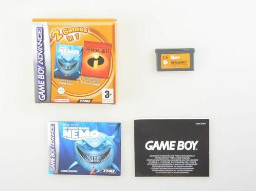 2 Games In 1 - The Incredibles + Finding Nemo [Gameboy, Consoles de jeu & Jeux vidéo, Jeux | Nintendo Game Boy, Envoi