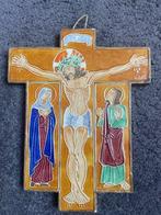 Crucifix - Aardewerk, Cloisonne - 1940-1950 - Westraven