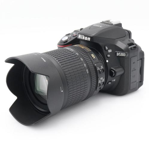 Nikon D5300 + AF-S 18-105mm F/3.5-5.6G VR ED DX occasion, Audio, Tv en Foto, Foto | Lenzen en Objectieven, Zo goed als nieuw, Verzenden
