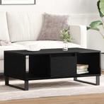 vidaXL Salontafel Zwart eiken 90 x 50 x 36.5 cm Bewerkt hout, Huis en Inrichting, Tafels | Salontafels, Verzenden, Nieuw