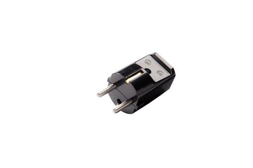 Martin Kaiser Black MK Plug Earthing Contact System - 616/sw, Doe-het-zelf en Bouw, Elektriciteit en Kabels, Verzenden