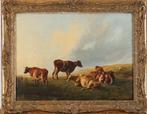 Thomas Sidney Cooper (1803-1902) - Weidend vee in een, Antiek en Kunst