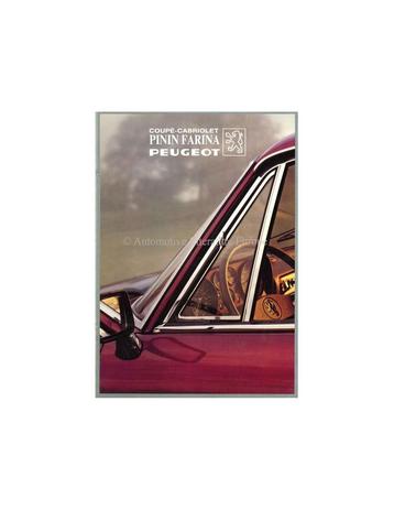 1982 PEUGEOT 504 PININFARINA COUPÉ / CABRIOLET BROCHURE FR.., Ophalen of Verzenden, Nieuw
