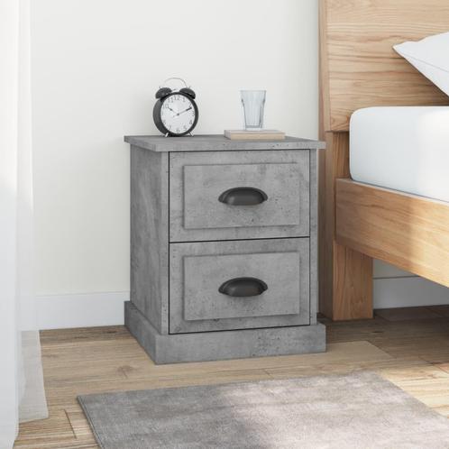 vidaXL Nachtkastjes 2 st 39x39x47,5 cm bewerkt hout, Huis en Inrichting, Slaapkamer | Nachtkastjes, Nieuw, Verzenden