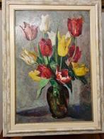Corrado Michelozzi (1883- - Vaso di tulipani, Antiek en Kunst