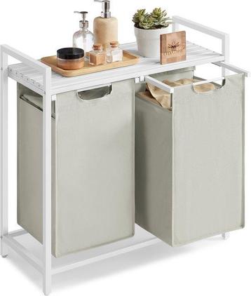 2eChoix | ODADDY® Laundry Basket 2 Boxes - Trieur de linge beschikbaar voor biedingen