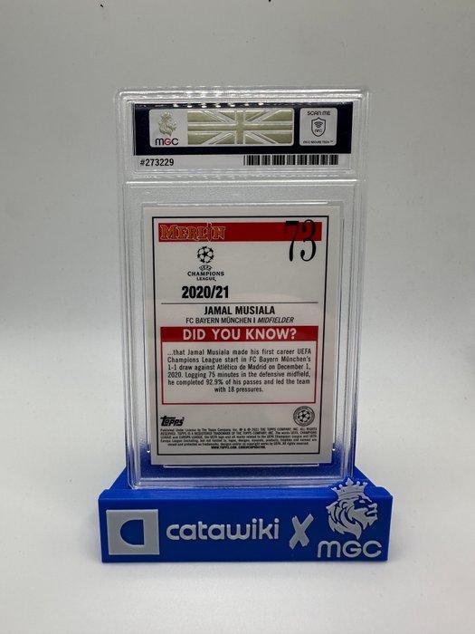 2020/21 Topps Merlin Jamal Musiala Aqua Prism - NO.073, Verzamelen, Stickers