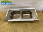 RVS Spoelblad Dubbele spoelbakken 120 x 60 cm Horeca, Zakelijke goederen, Ophalen of Verzenden, Nieuw in verpakking